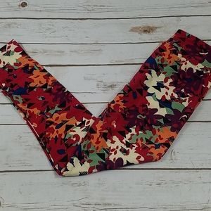 Lularoe Vibrant Print OS Leggings